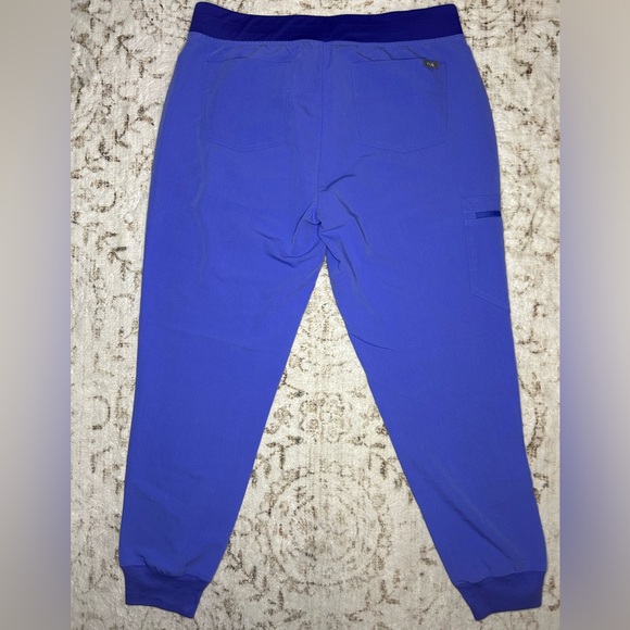Figs Periwinkle high waisted Zamora Technical Collection Joggers PO# 4239 - Picture 4 of 6